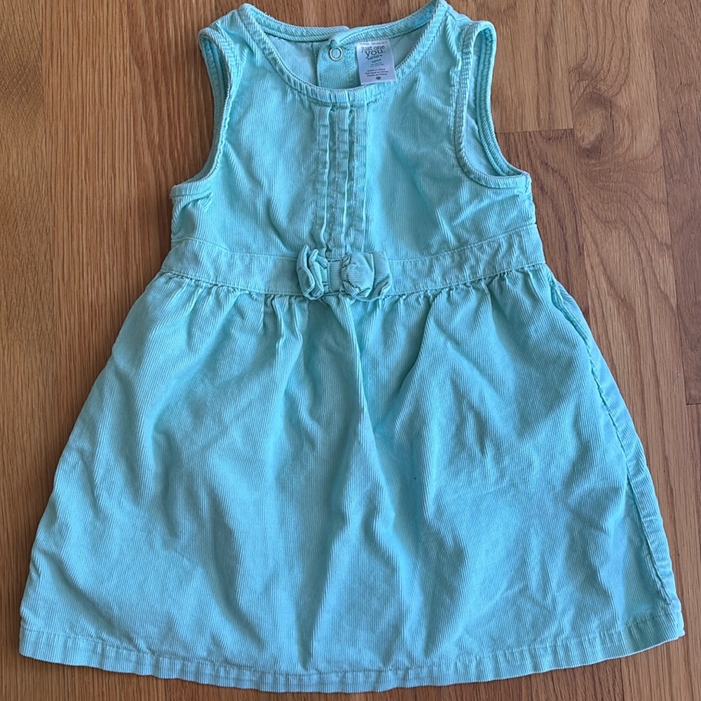 18M Carter's Mint Corduroy Dress